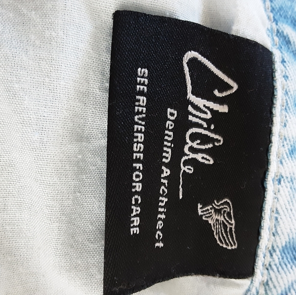 Womens Chiqle Denim Architect distressed jeans size M - Picture 6 of 6